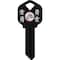 Hillman HILLMAN Wackey Black Dragon House/Office Universal Key Blank KW1 Single, PK6 89053 - alternate 1